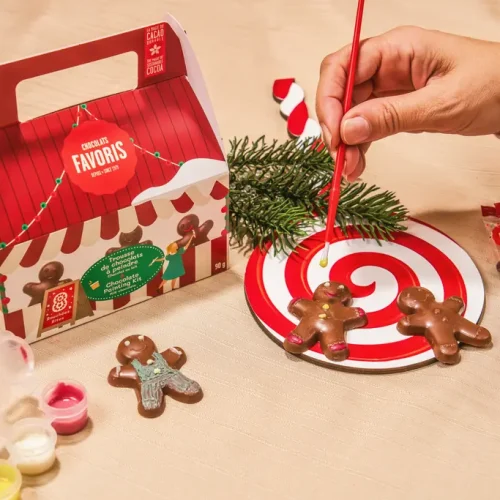 Trousse de chocolats à peindre