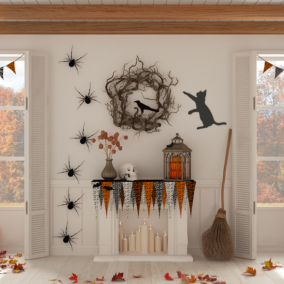 1. Une décoration terrifiante